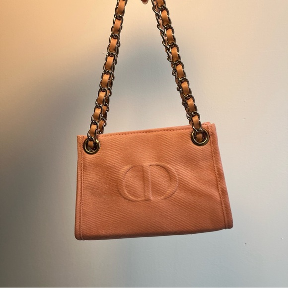 NIB- Repurposed crossbody bag transferred from Authentic Dior Cosmetic Pouch - Picture 10 of 12